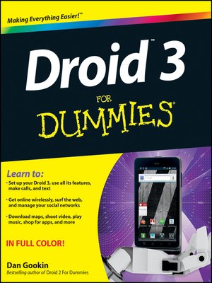 cover image of Droid 3 For Dummies